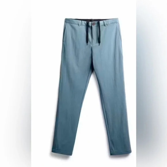 Ministry of Supply Pace Tapered Stretch Chino Pant Stormy Weather - Picture 1 of 4